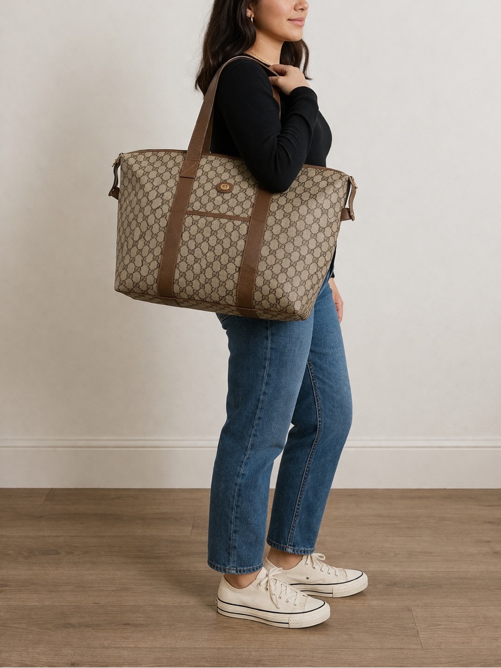 Gucci Monogram Weekender Tote - Picture 11 of 16